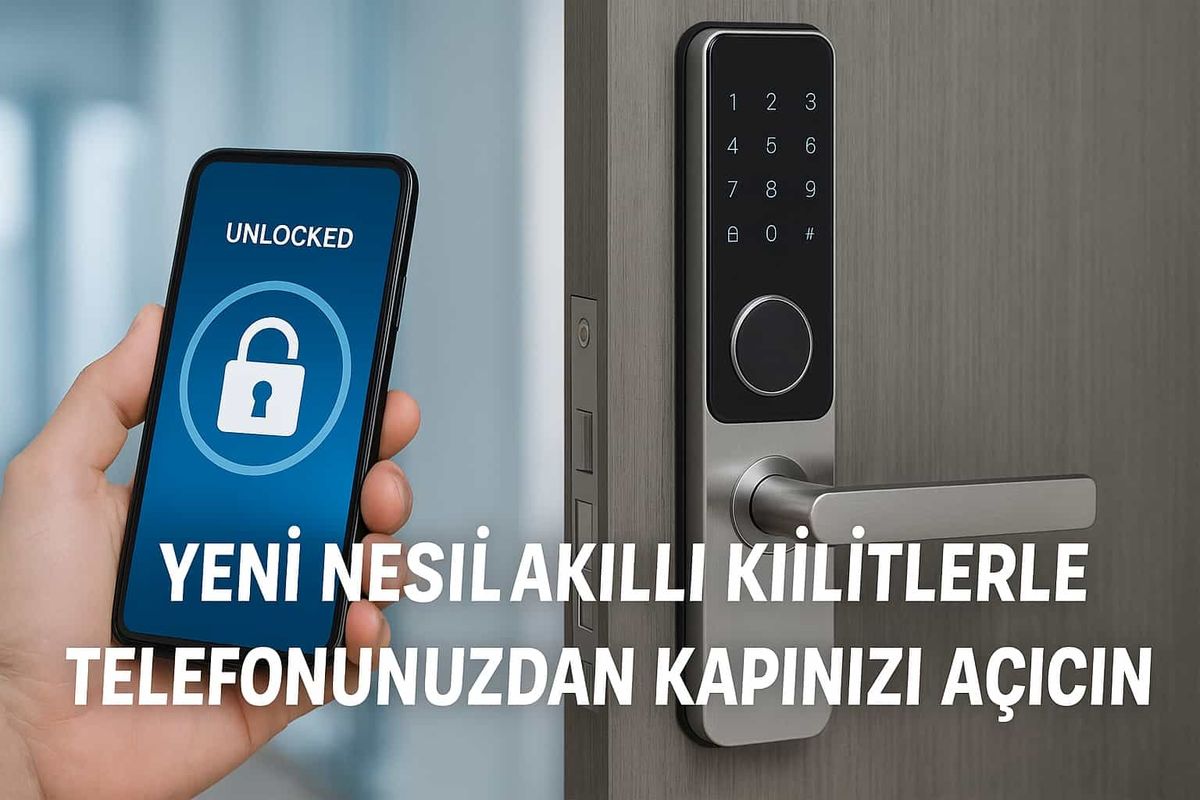 Yeni Nesil Akıllı Kilitlerle Telefonunuzdan Kapınızı Açın